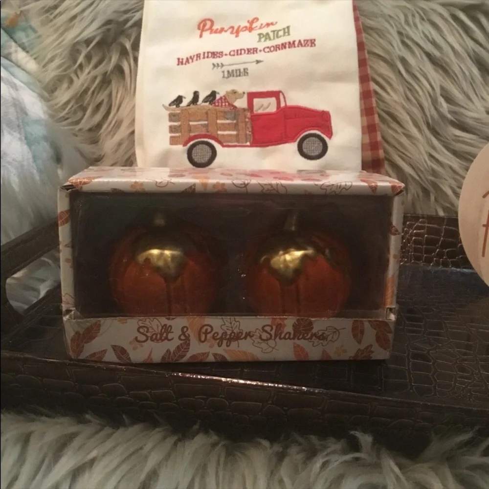 Pumpkin Salt & Pepper Shakers